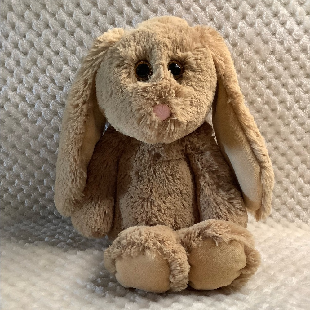 Ty Attic Treasures Adrienne Tan Bunny Rabbit Stuffed Animal Plush 11 inches🐰